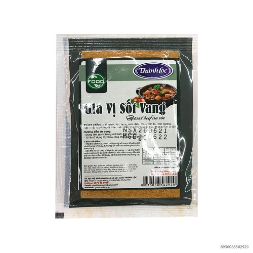 Gia Vị Sốt Vang Thành Lộc 20g
